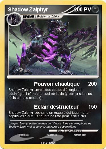 Pokemon Shadow Zalphyr