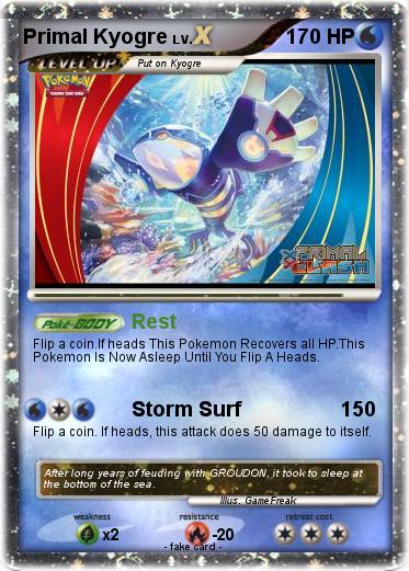 Pokemon Primal Kyogre