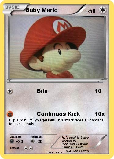 Pokemon Baby Mario