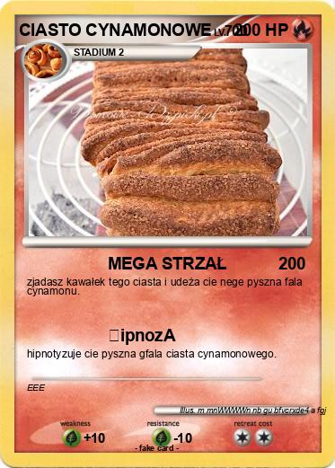 Pokemon CIASTO CYNAMONOWE