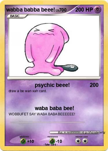 Pokemon wabba babba beee!