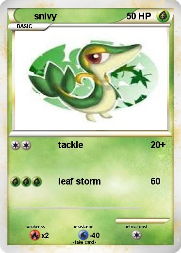 Pokemon snivy