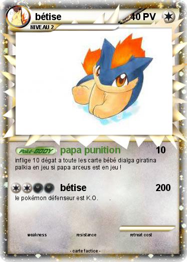 Pokemon bétise