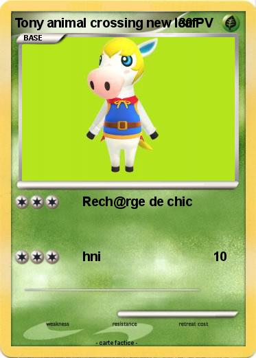 Pokemon Tony animal crossing new leaf