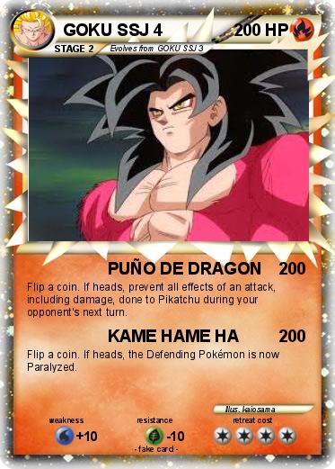 Pokemon GOKU SSJ 4