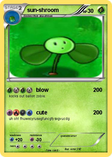 Pokemon sun-shroom