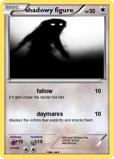 Pokemon shadowy figure