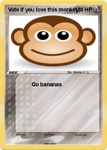 Pokemon Vote if you love this monkey