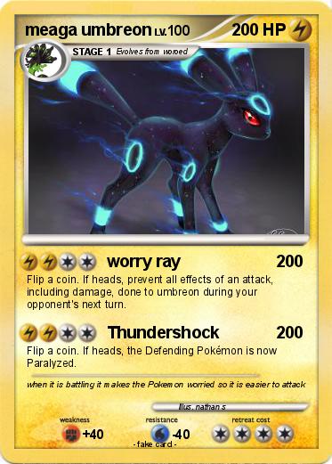 Pokemon meaga umbreon