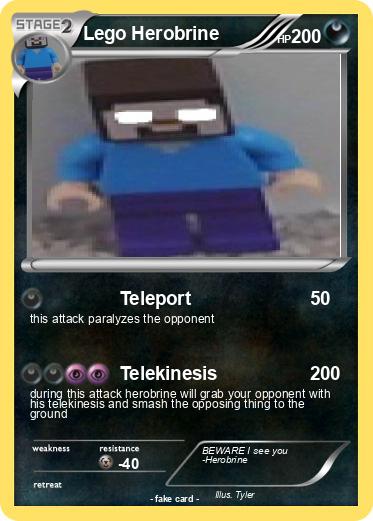 Pokemon Lego Herobrine
