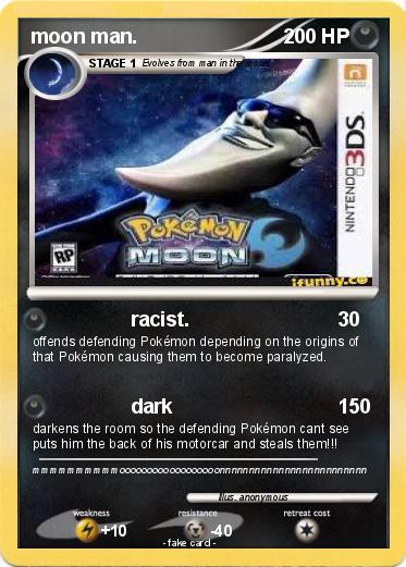 Pokemon moon man.