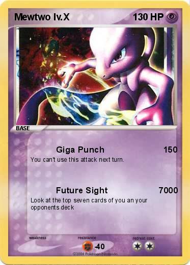 Pokemon Mewtwo lv.X