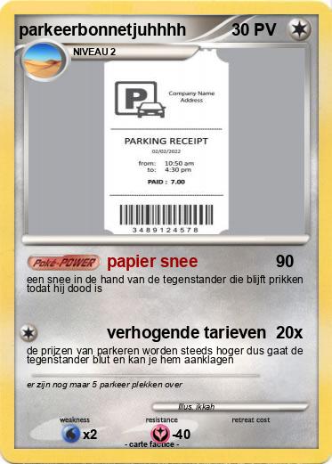 Pokemon parkeerbonnetjuhhhh