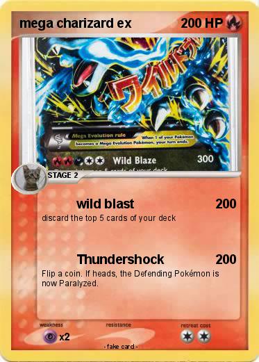 Pokemon mega charizard ex