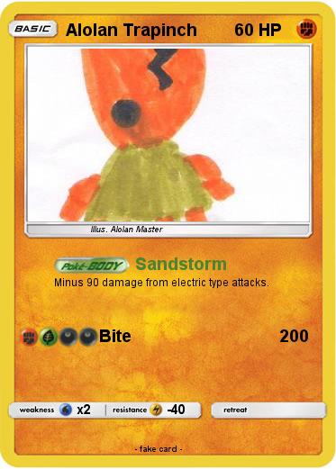 Pokemon Alolan Trapinch