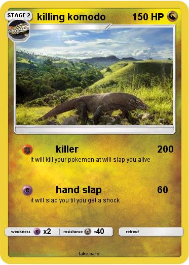 Pokemon killing komodo