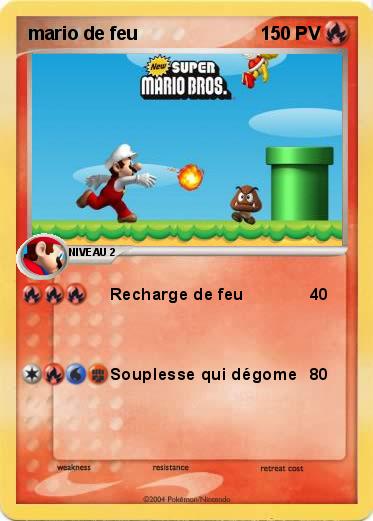 Pokemon mario de feu