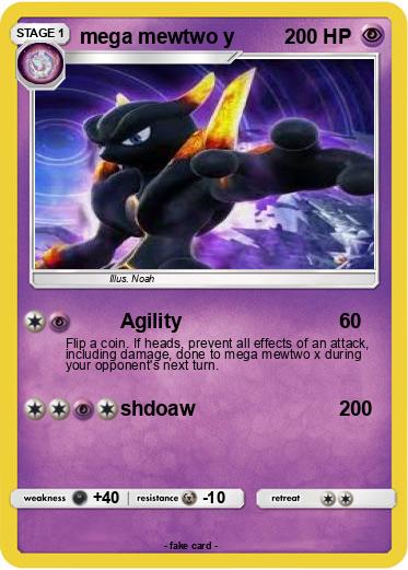 Pokemon mega mewtwo y