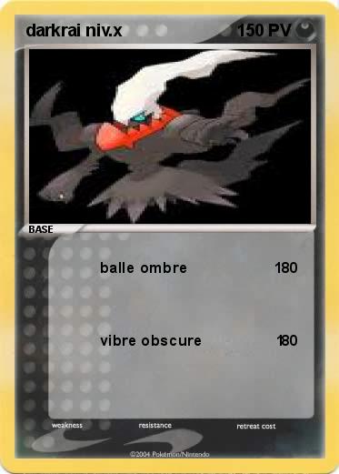 Pokemon darkrai niv.x