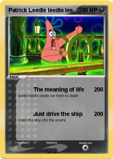 Pokemon Patrick Leedle leedle lee