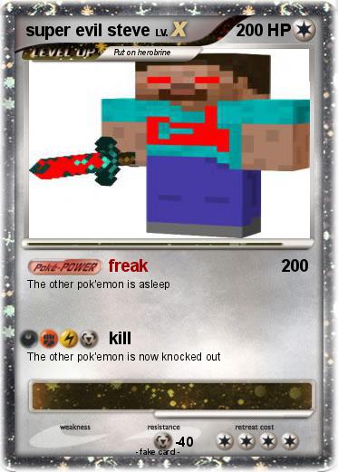 Pokemon super evil steve