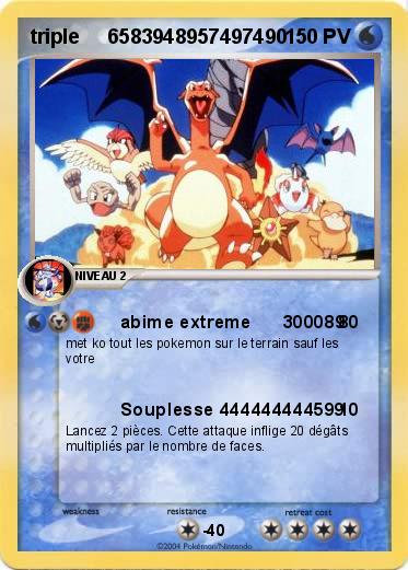 Pokemon triple     6583948957497490