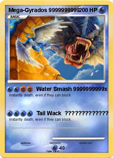 Pokemon Mega-Gyrados 9999999999