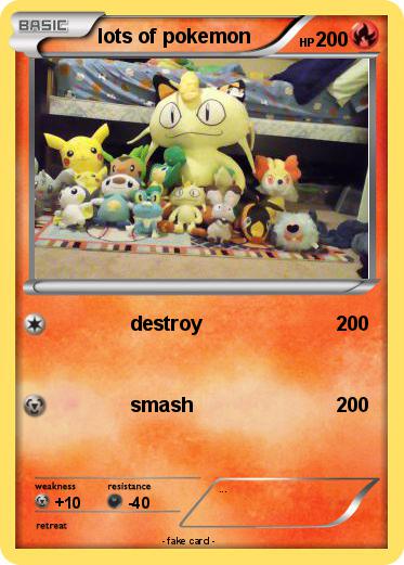 Pokemon lots of pokemon