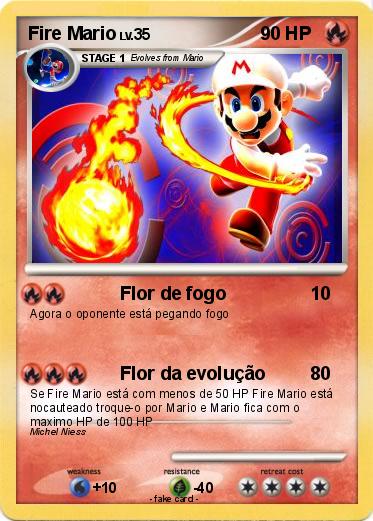 Pokemon Fire Mario