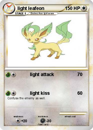 Pokemon light leafeon