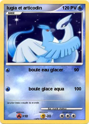 Pokemon lugia et articodin