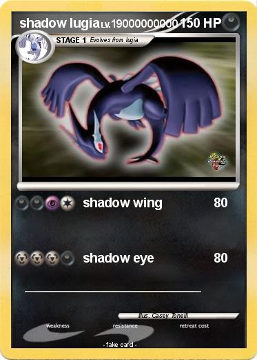 Pokemon shadow lugia