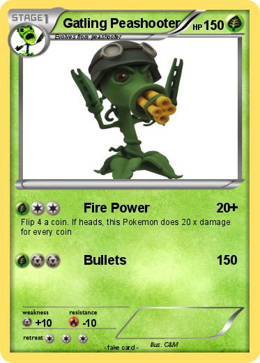 Pokemon Gatling Peashooter