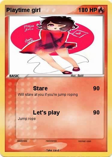 Pokemon Playtime girl