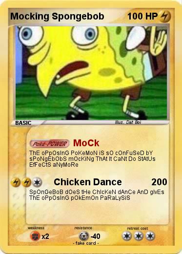 Pokemon Mocking Spongebob