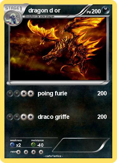 Pokemon dragon d or
