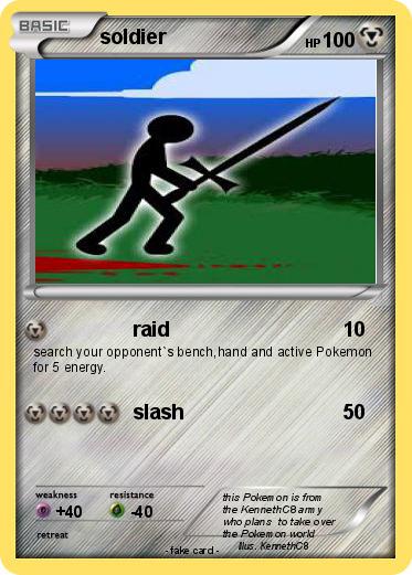 Pokemon soldier