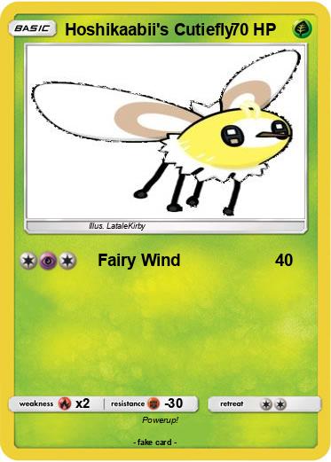 Pokemon Hoshikaabii's Cutiefly