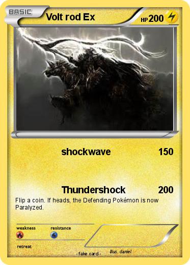 Pokemon Volt rod Ex