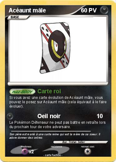 Pokemon Acéaunt mâle