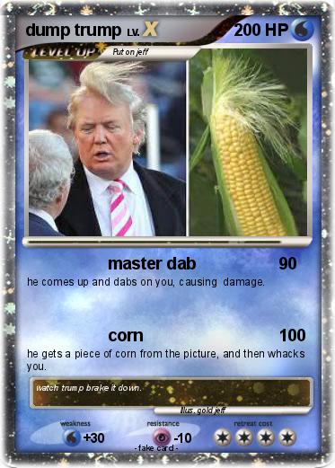 Pokemon dump trump