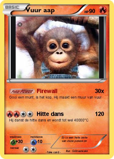 Pokemon Vuur aap