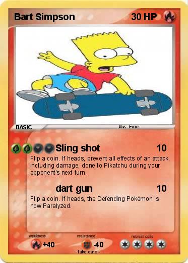 Pokemon Bart Simpson