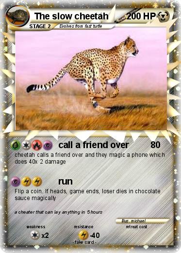 Pokemon The slow cheetah
