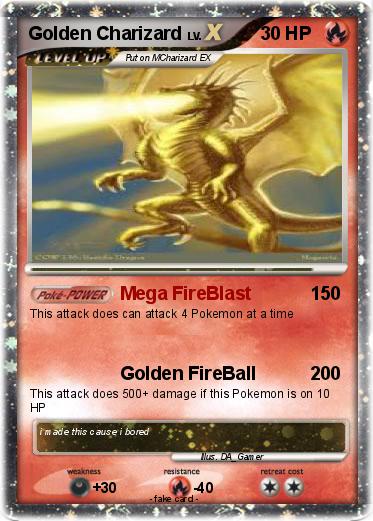 Pokemon Golden Charizard