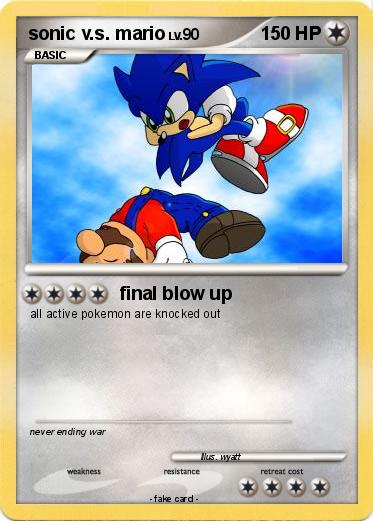 Pokemon sonic v.s. mario