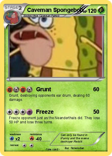 Pokemon Caveman Spongebob