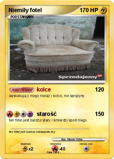Pokemon Niemiły fotel