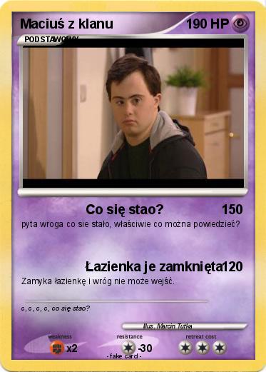 Pokemon Maciuś z klanu