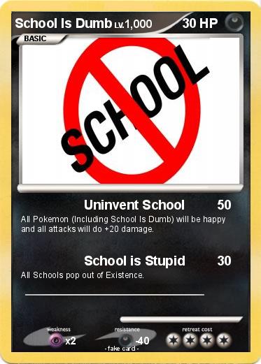 Pokemon School Is Dumb